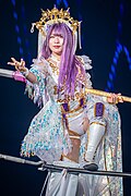 Tam Nakano in the wrestling ring at Yokohama Arena - ASGQ2025