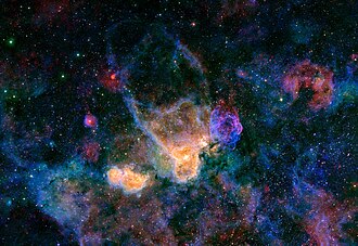 Emission nebulae in Cassiopeia