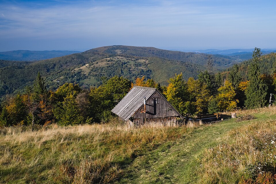 Mountain pastures in Poland, Beskid Makowski